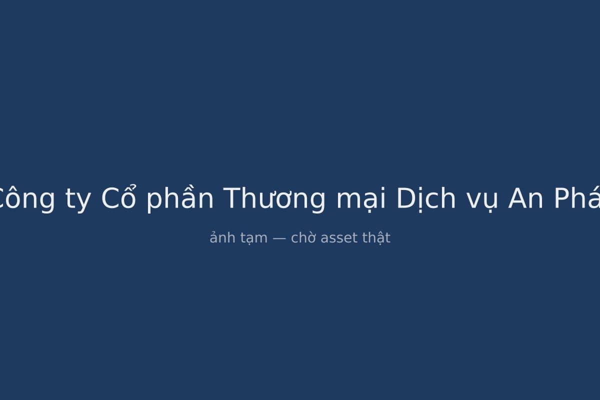 Công ty Cổ phần Thương mại Dịch vụ An Phát