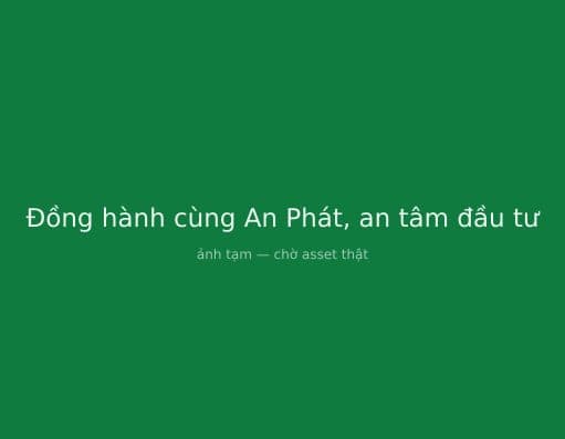 Đồng hành cùng An Phát, an tâm đầu tư